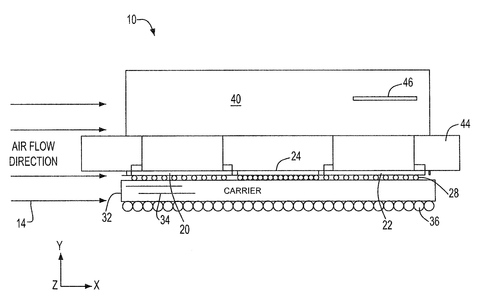 Opto-electronic module with improved low power, high speed electrical signal integrity