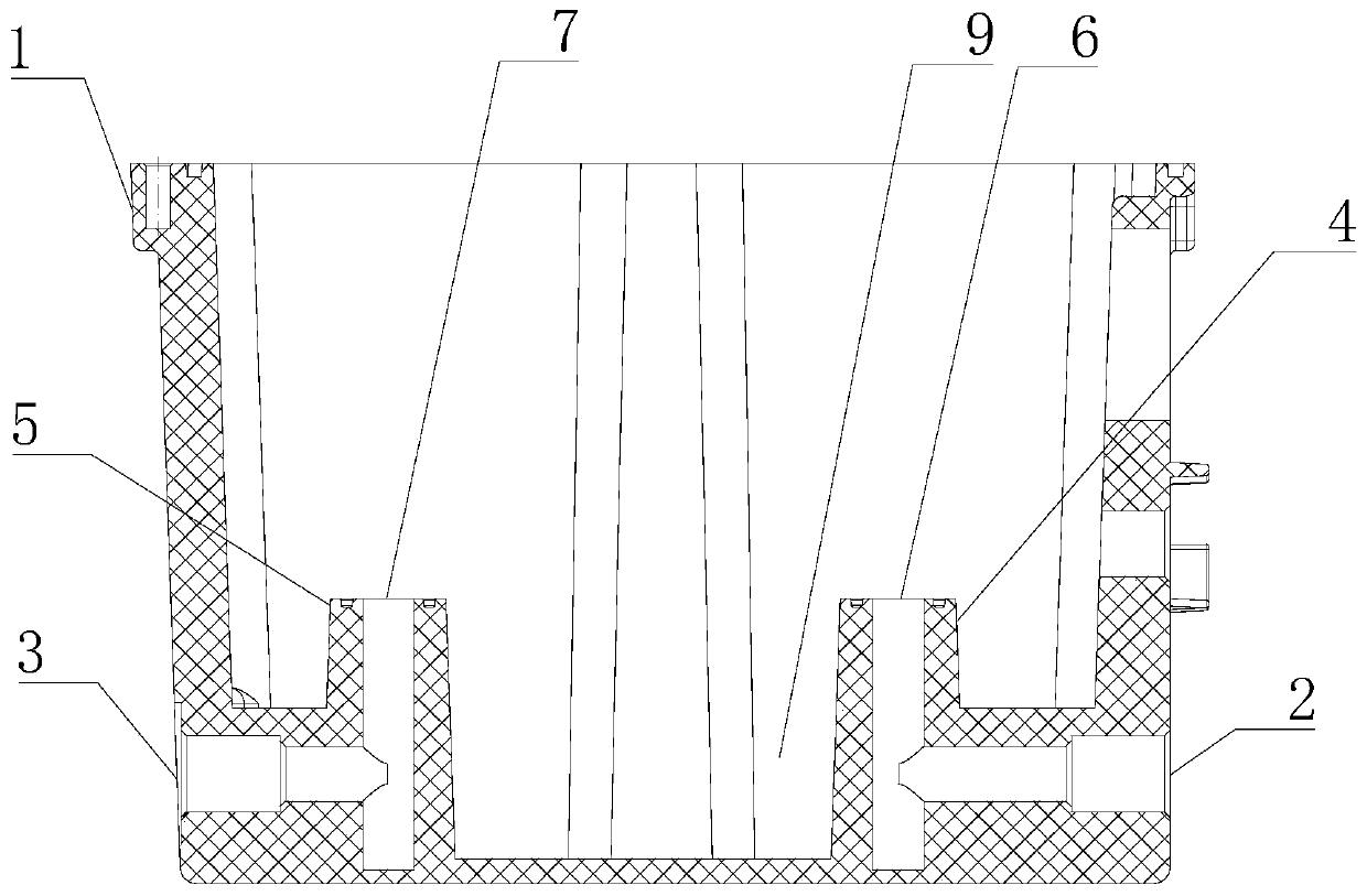 Novel shared shell of motor controller and film capacitor and motor controller