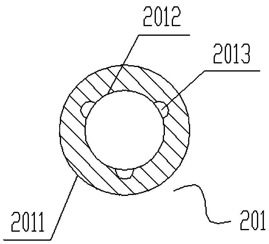 A positive pressure collection device and collection method for trace gas in coal mine working face