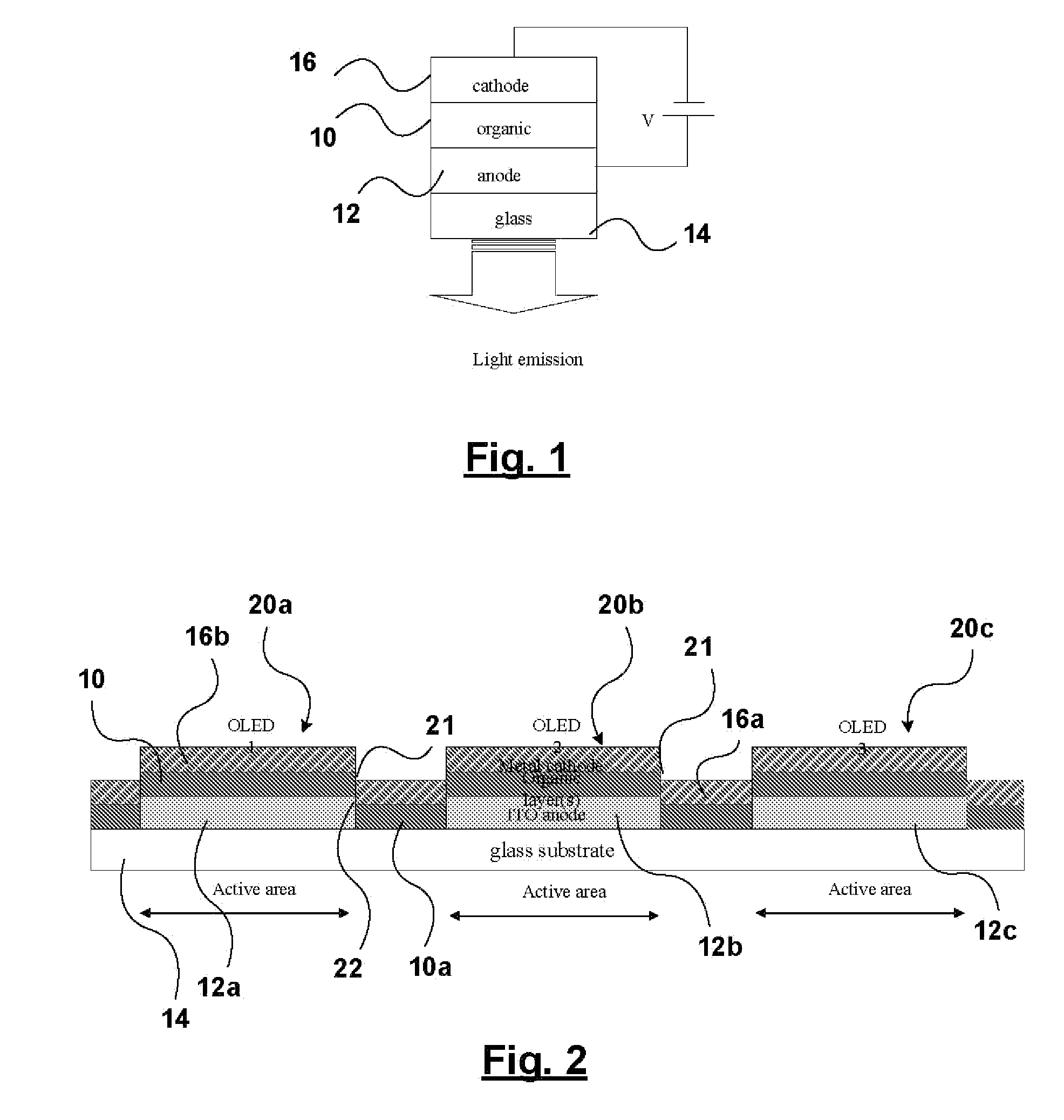 Photoresist mask/smoothing layer ensuring the field homogeneity and better step-coverage in OLED displays