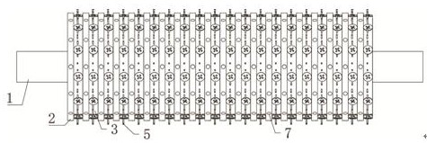 Sweeping roller structure for road maintenance and sweeper