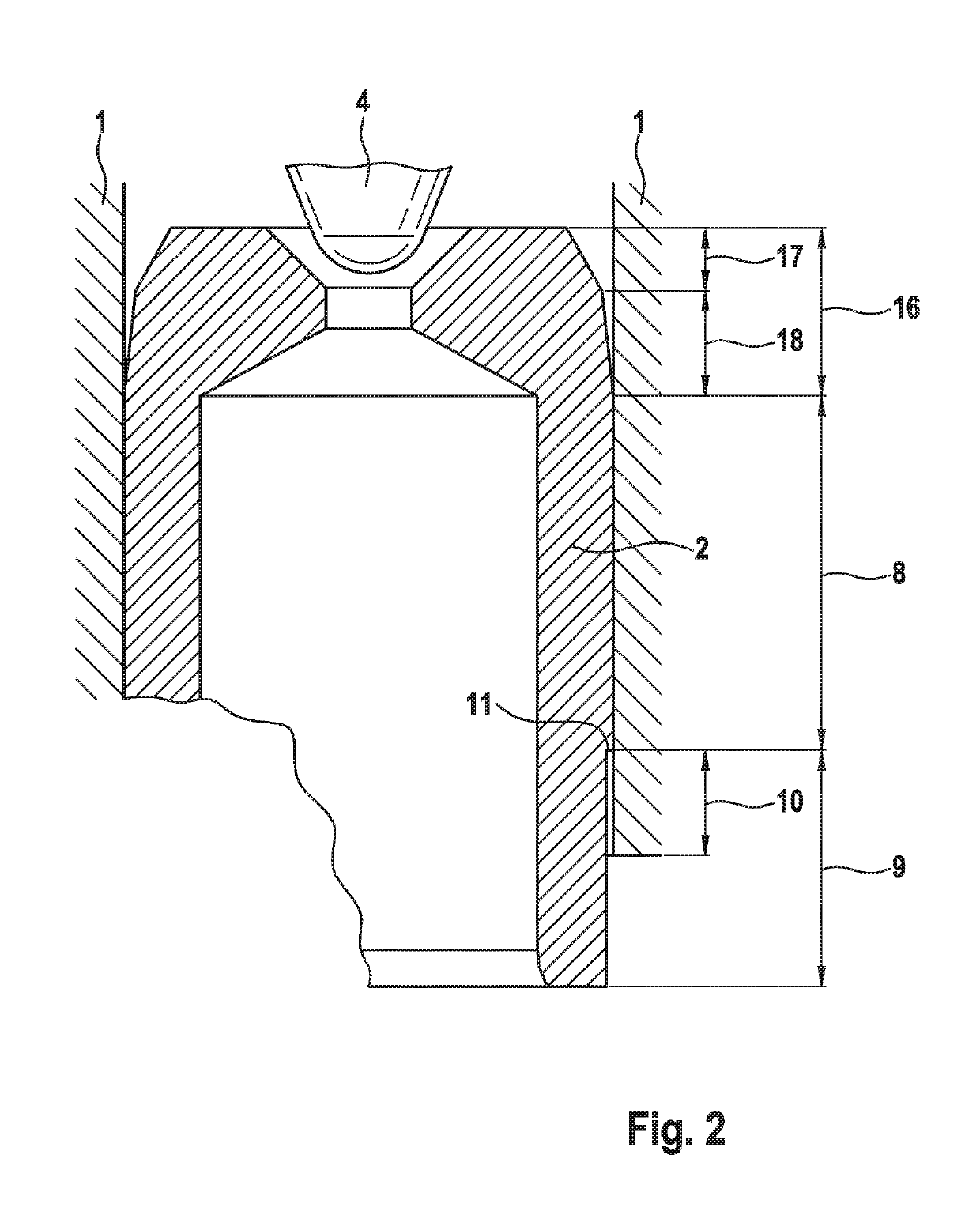 Solenoid valve, in particular for slip-regulated motor-vehicle brake systems