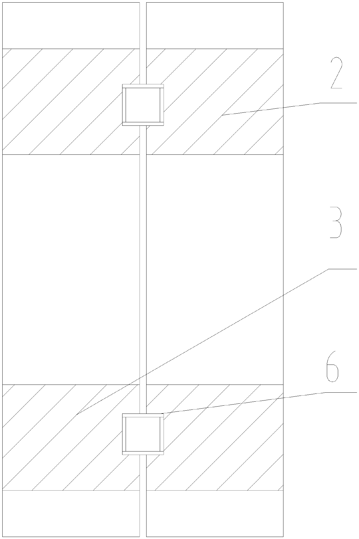 Magnetic gear transmission pair