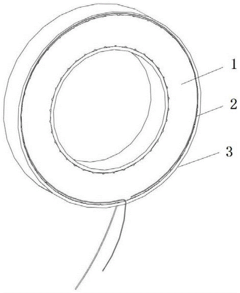 A low temperature current transformer coil