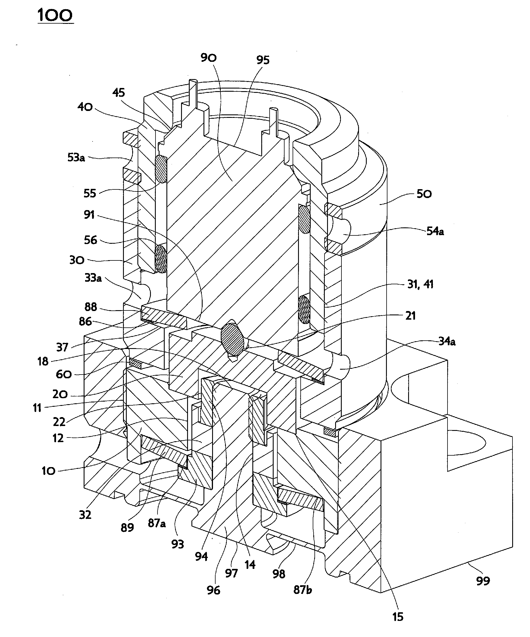 Interlace lifting mechanism