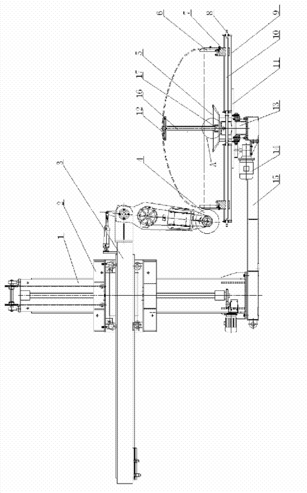 Adjustable rotation polishing machine