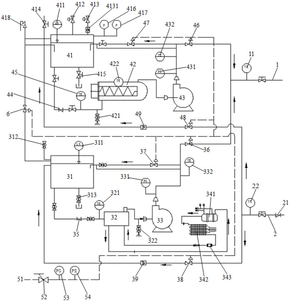 Quick-cooling and quick-heating fast automatic switching temperature control system