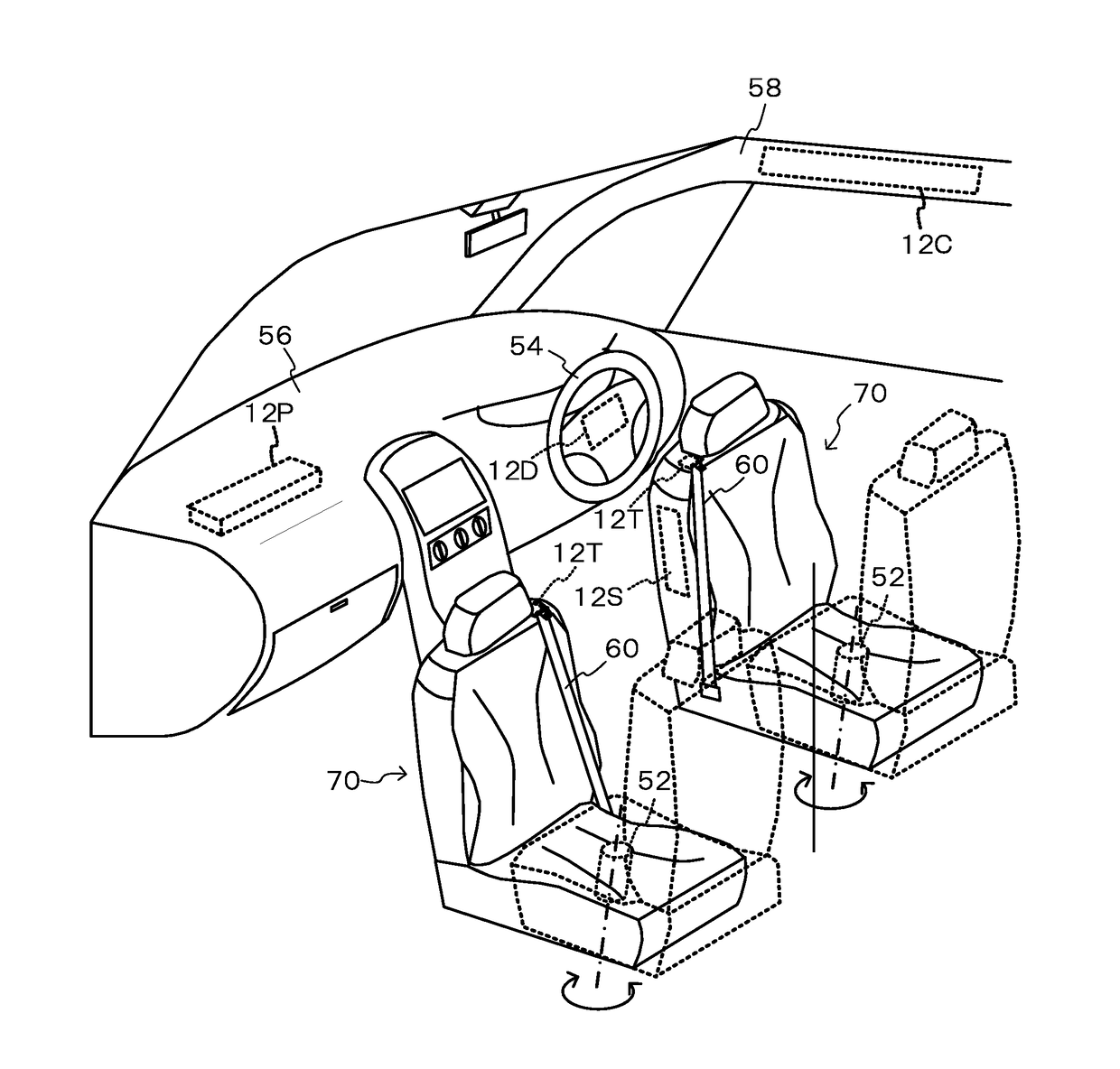 Occupant protection control system, storage medium storing program, and vehicle