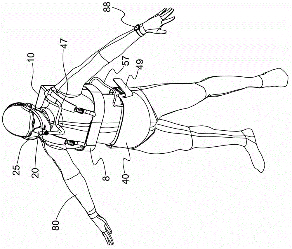 Abdominal respiration training aid