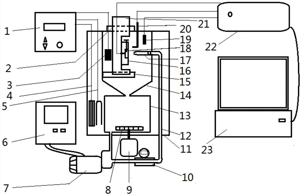 Injection type erosion corrosion testing device