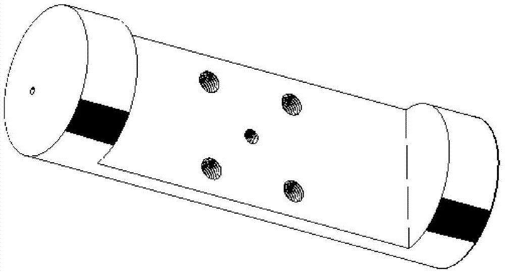 Injection type erosion corrosion testing device