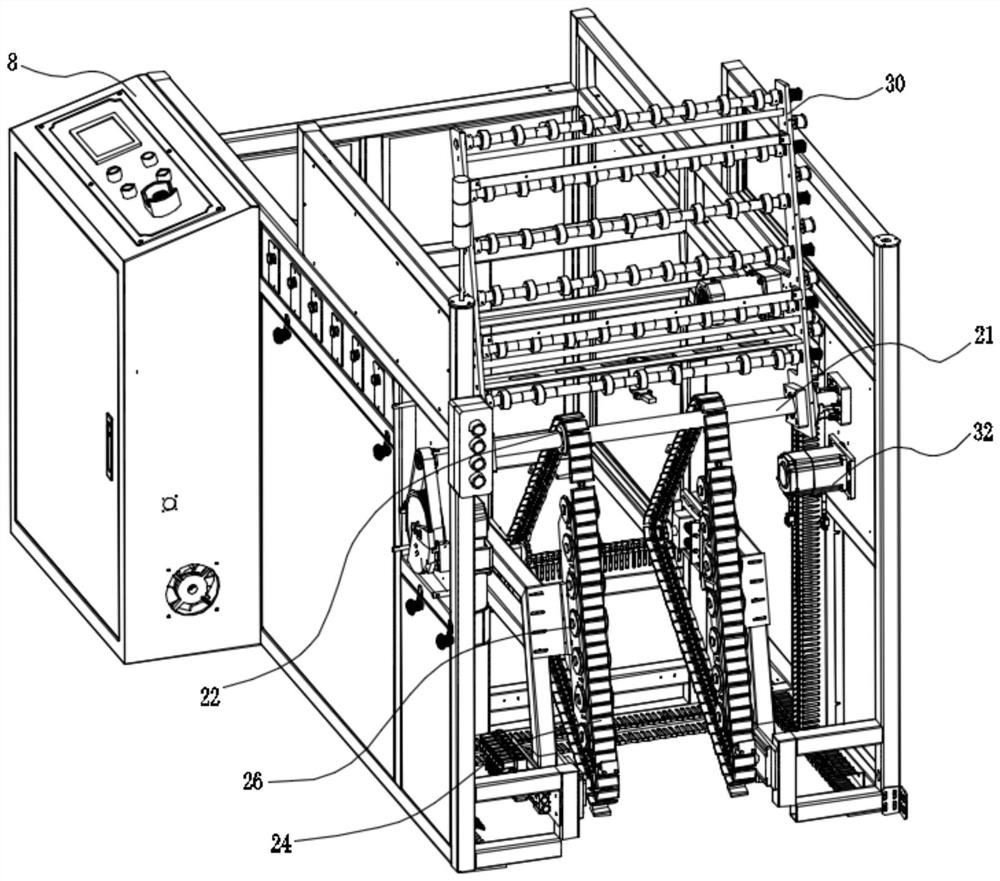 High-precision full-automatic plate collecting and placing machine