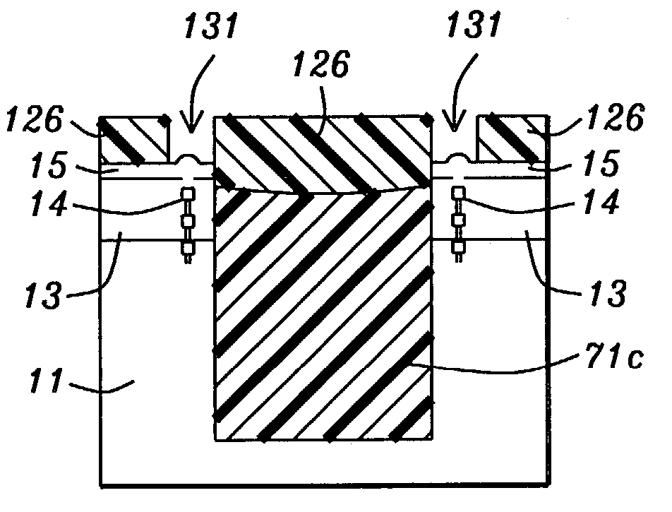 Maintaining photoresist planarity at hole edges