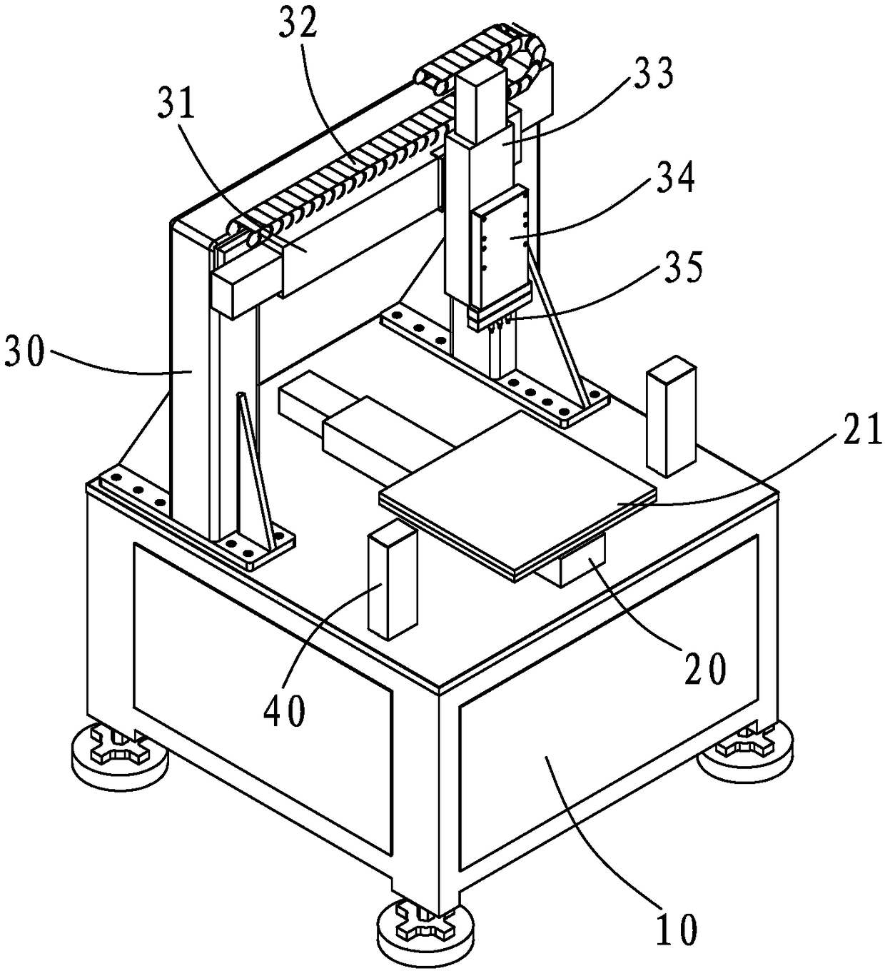 Automatic opening cutting equipment for silicon rubber valves