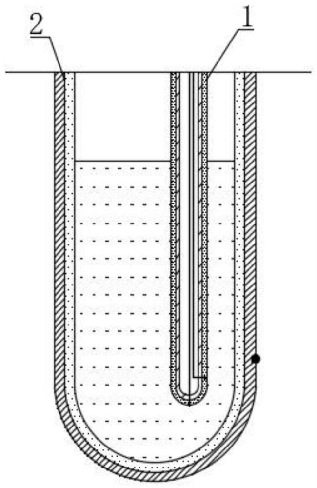 Glass lining on-line damage detection device and detection method thereof