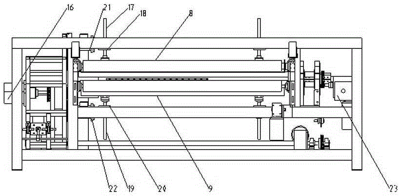 Sponge mattress winding type packaging system