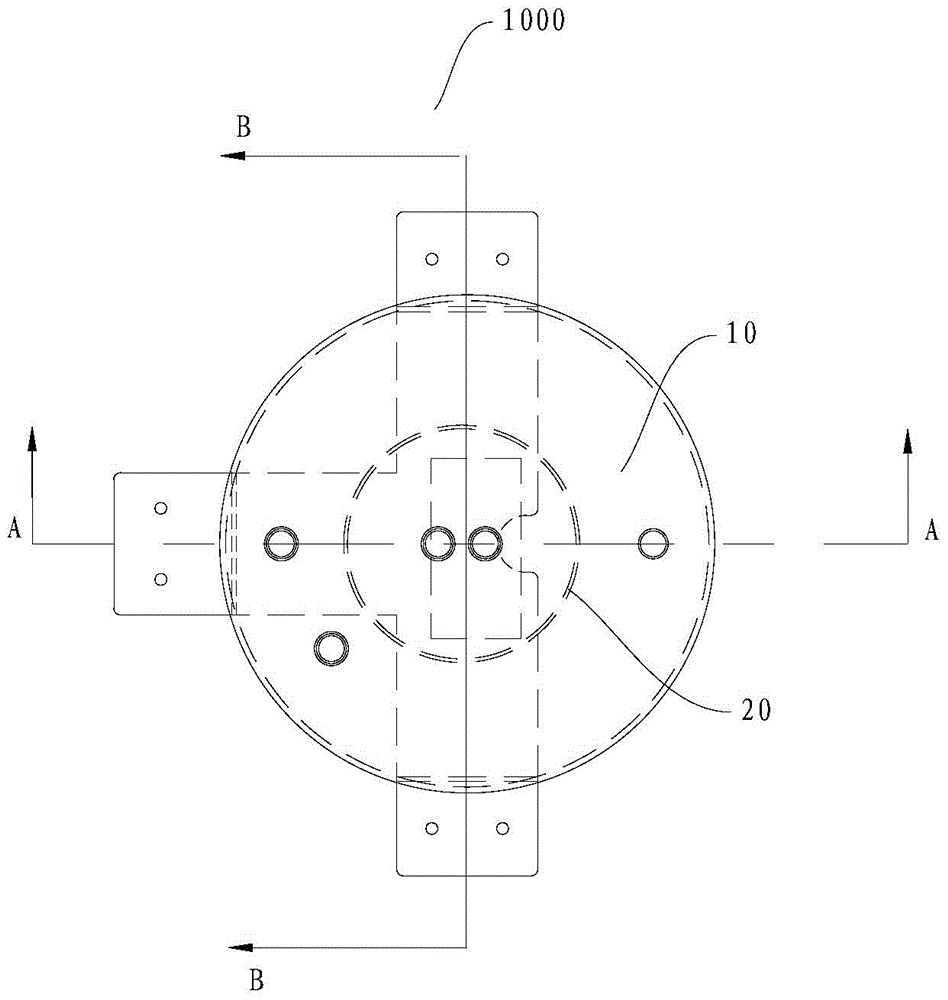 Liquid storage tank and multi-connected air conditioner provided with same