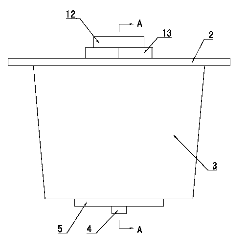 Ball mill impact force detection device and impact force detection and ball mill speed regulation method