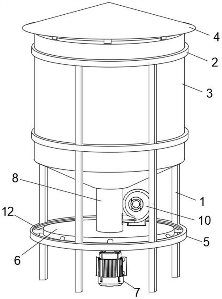 Grain storage granary and storage method thereof