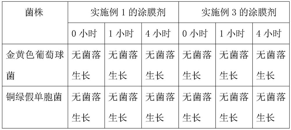 Flm coating agent for disinfection based on polyhexamethylene guanidine and preparation method thereof