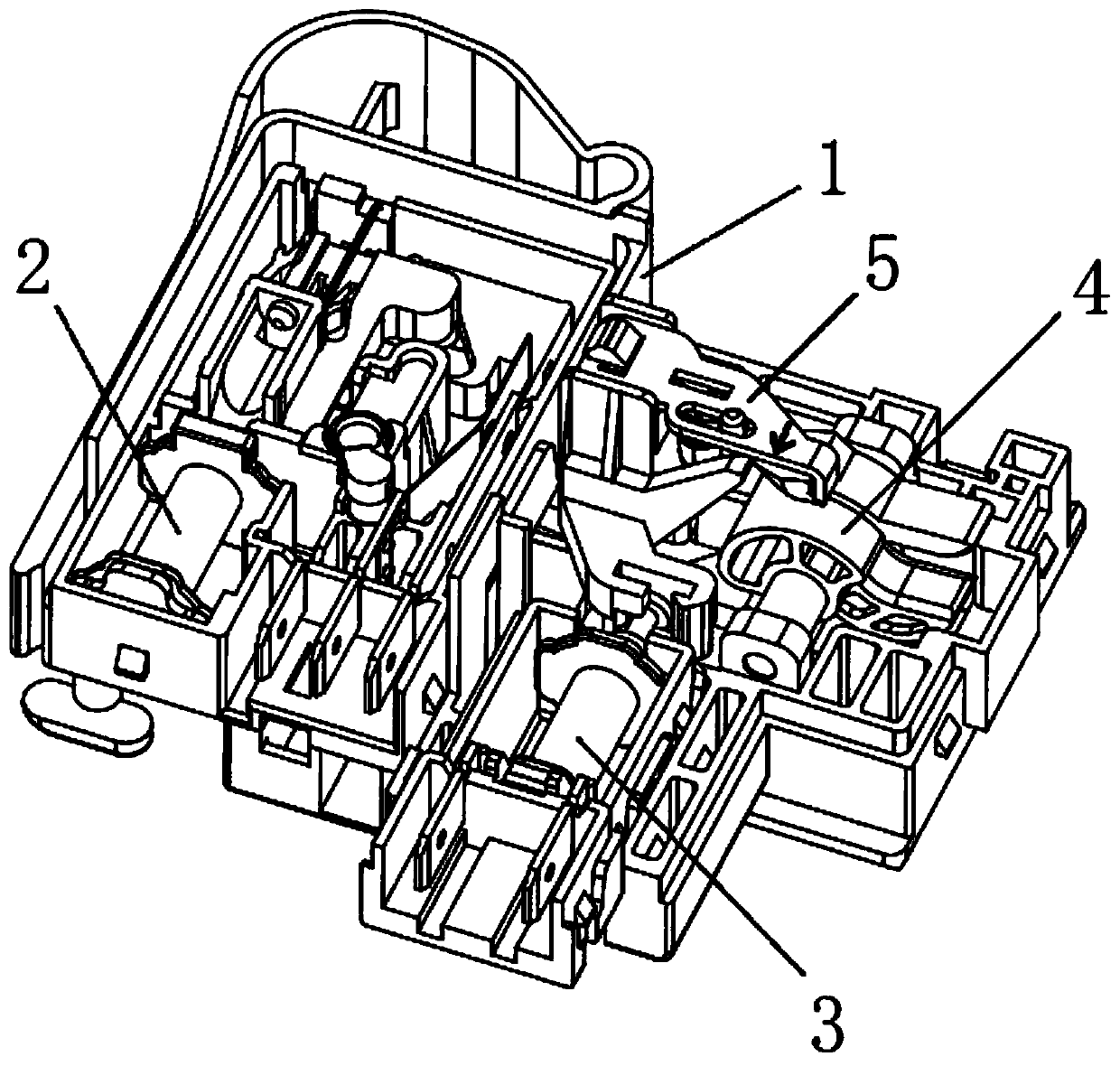 Dual-coil automatic opening door lock and washing machine provided with same