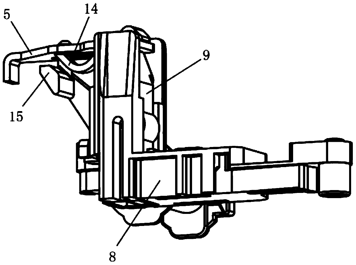 Dual-coil automatic opening door lock and washing machine provided with same