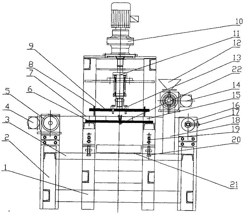 Rotary disc type high-gradient permanent magnetic separator