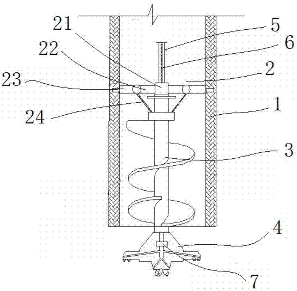 Detachable autorotation type drilling pipe pile and construction method thereof