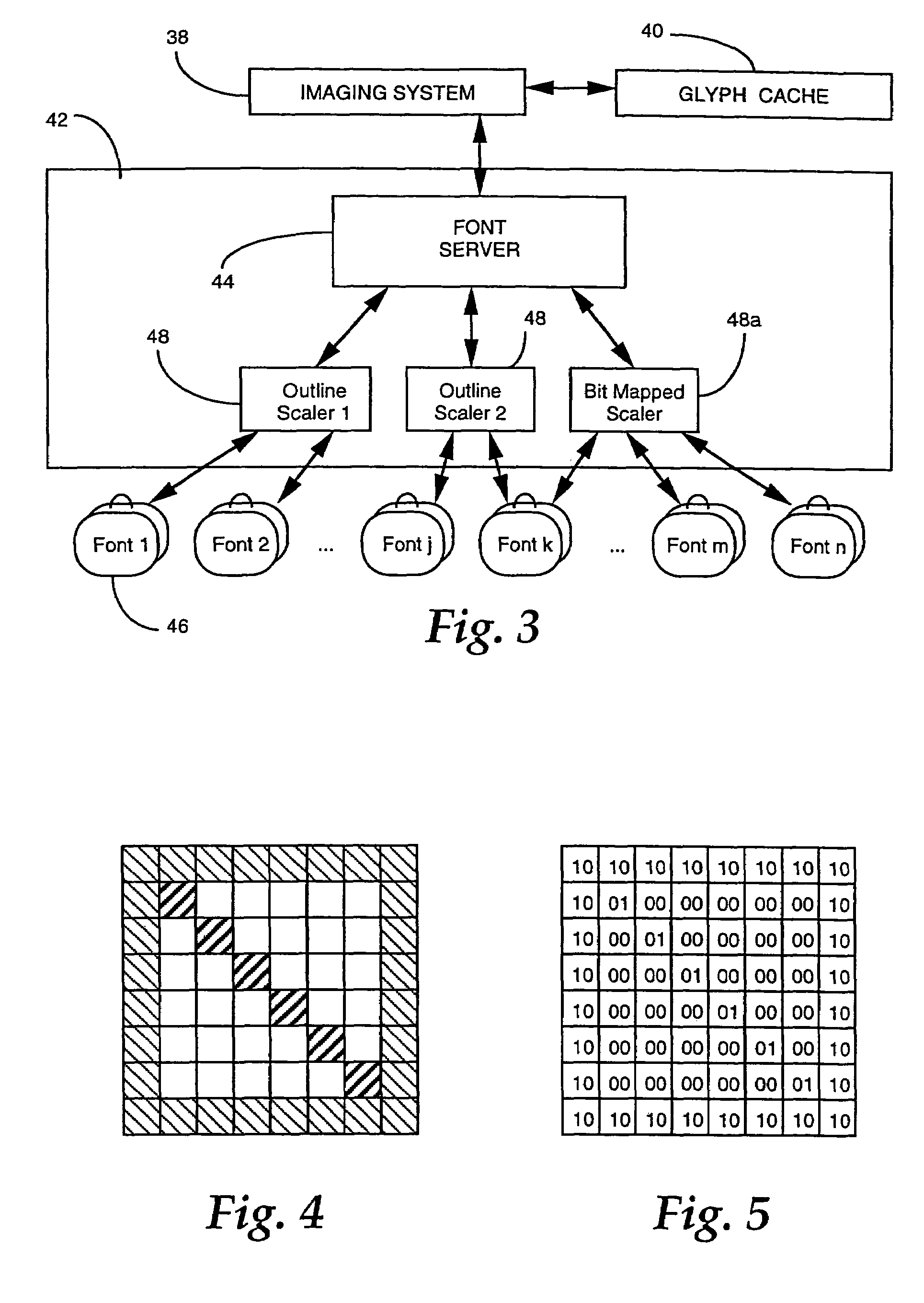 Method and system for the representation of color and other attributes in bitmap fonts