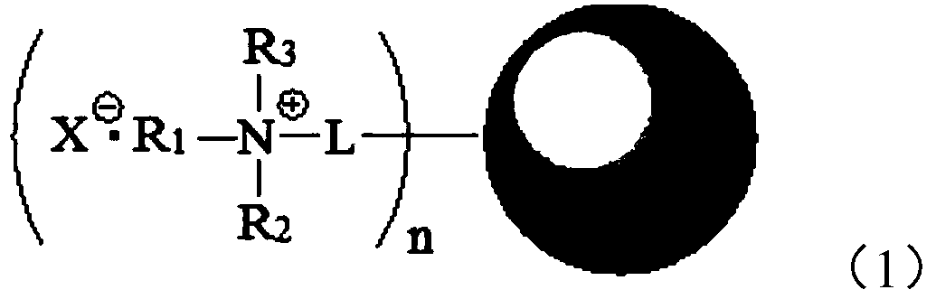 Supported quaternary ammonium catalyst, its preparation method and application