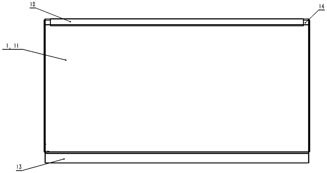 Waterproof keel for joint of inserted curtain wall panels and connecting assembly