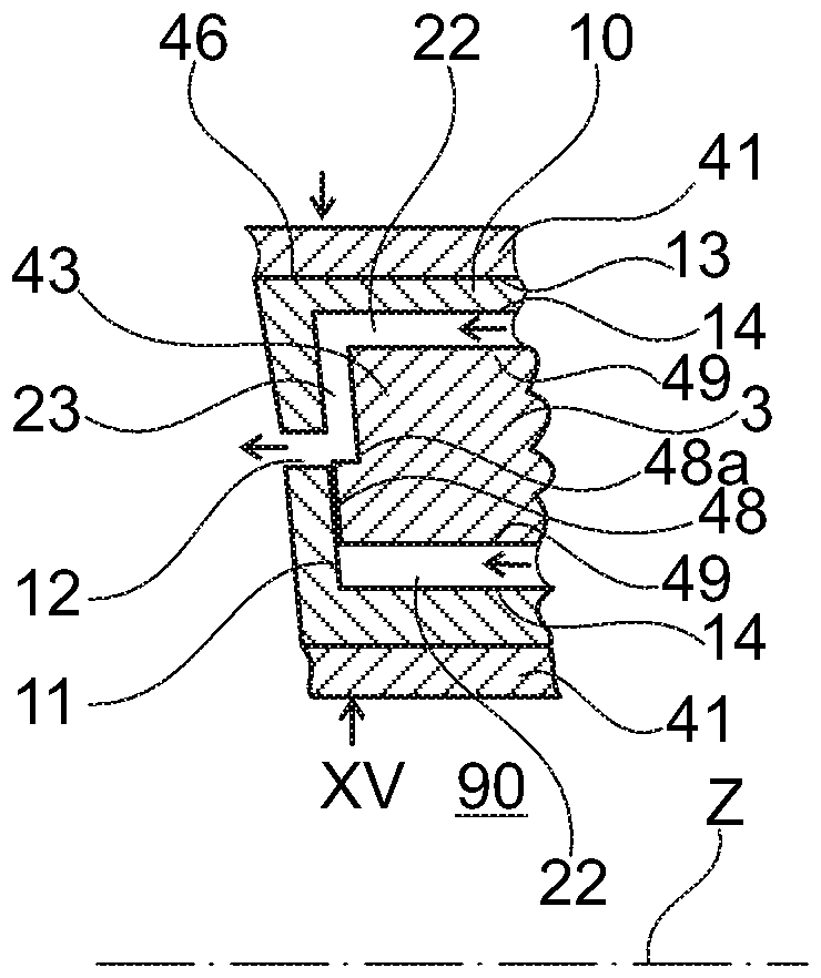 Sprayer containing emulsified deodorant with hollow dispensing tip