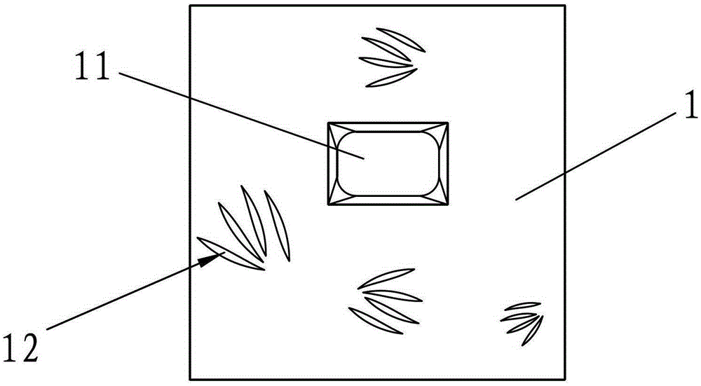 A kind of three-dimensional oil painting and its manufacturing method and manufacturing components