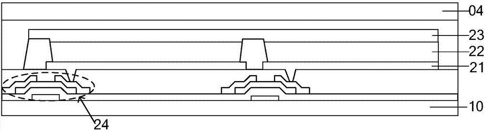 A kind of oled display panel and its preparation method, testing method