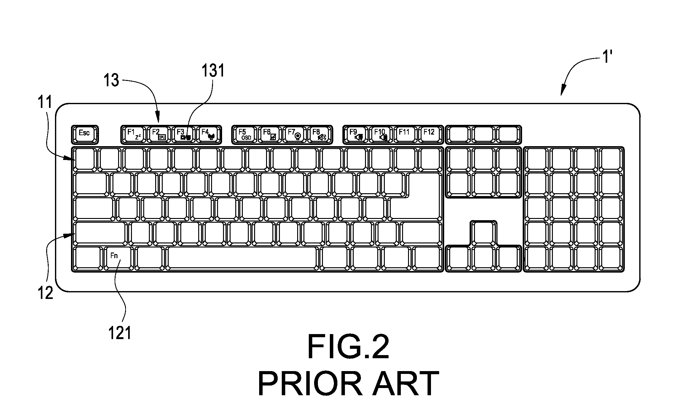 Display method, application program and computer readable medium for computer key function