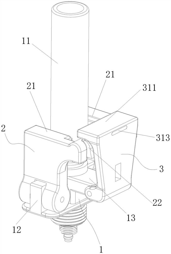 Claw-type launcher for water rocket launch and launch method of claw-type launcher