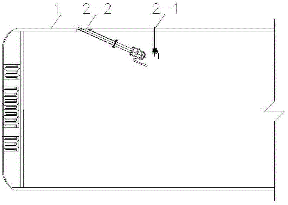 Device used for grouting reinforcement from interior of shield tunneling machine to peripheral stratum