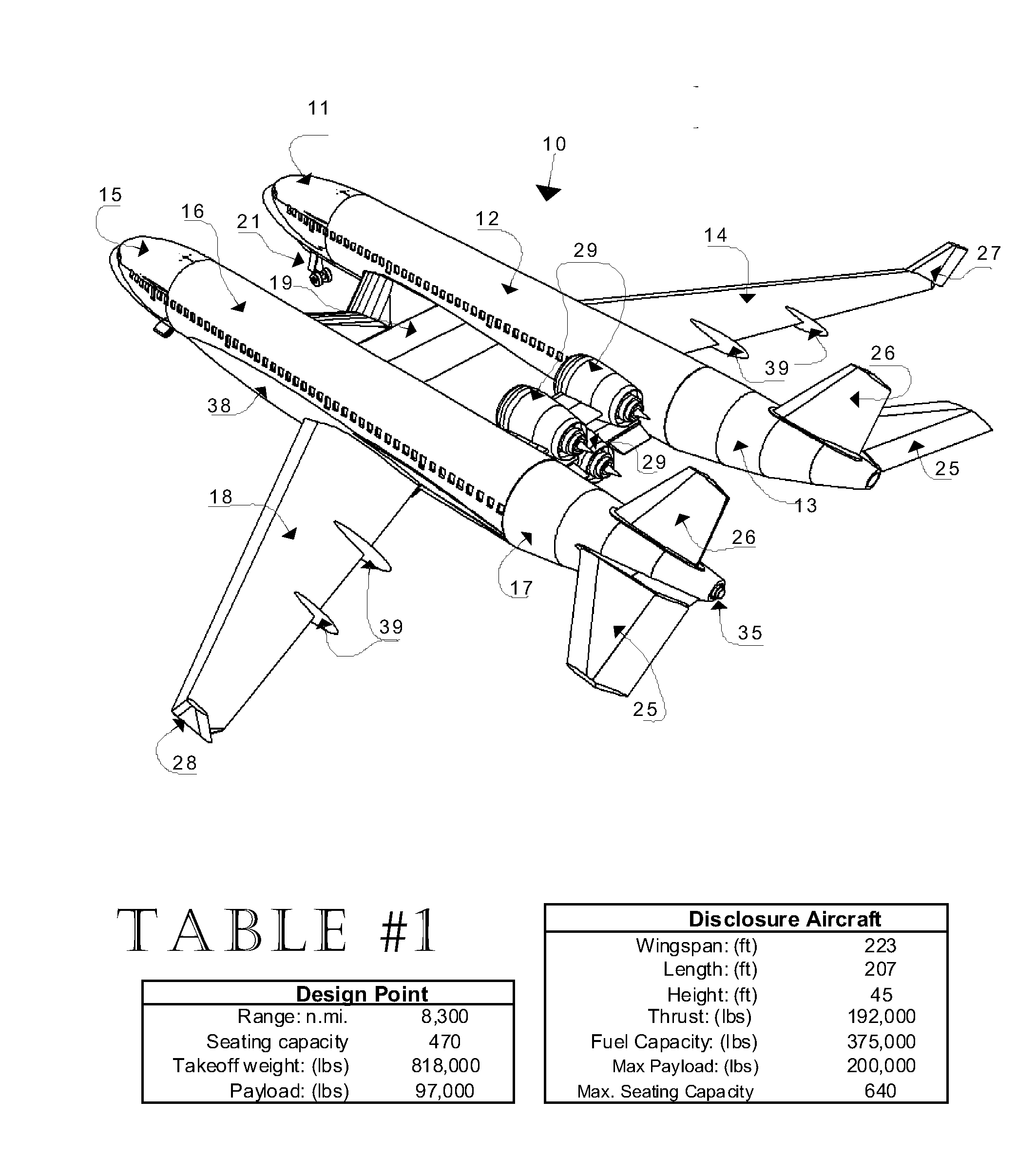 Cross-wing Twin-Fuselage Aircraft