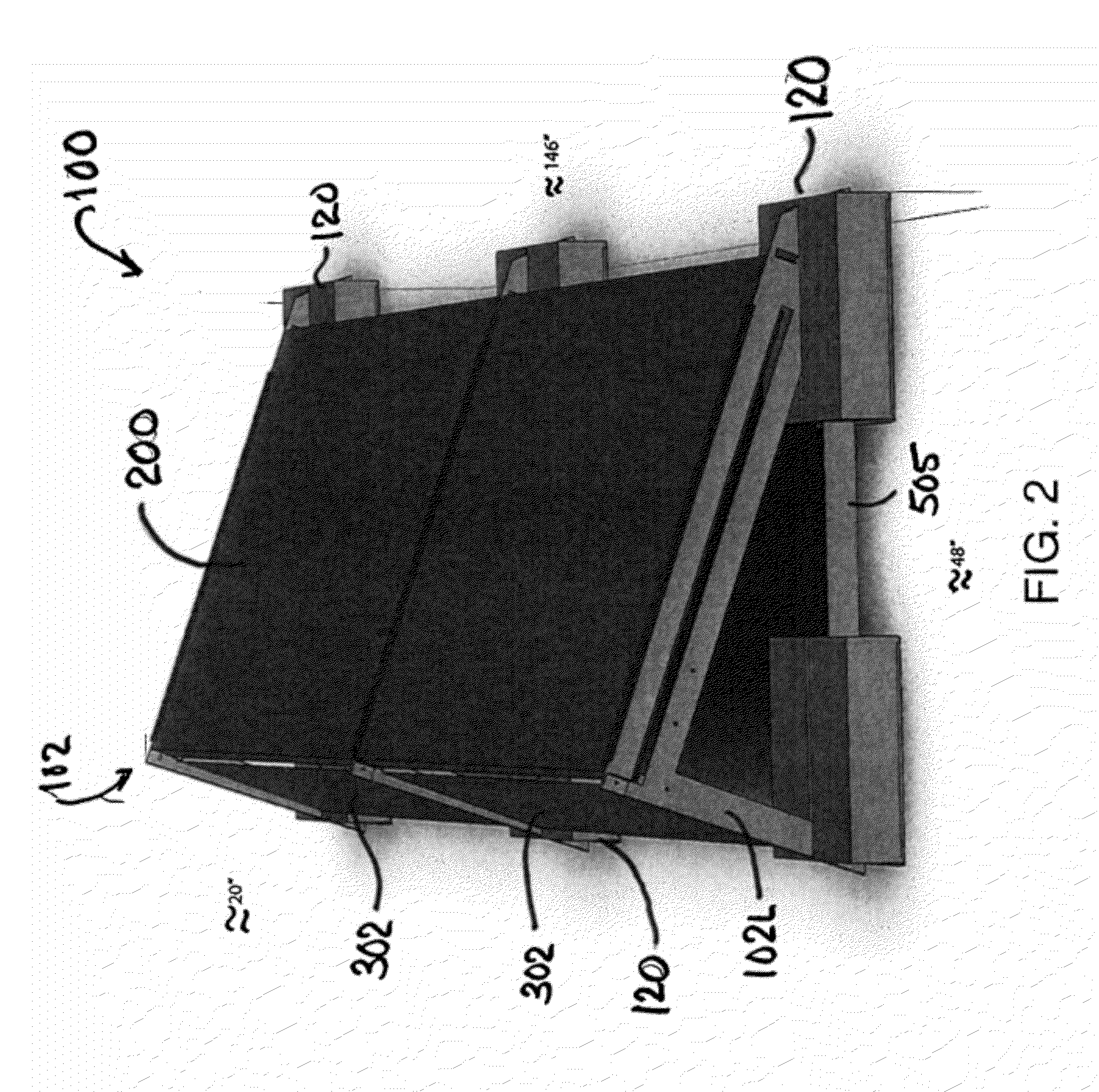 Solar panel racking assembly and system