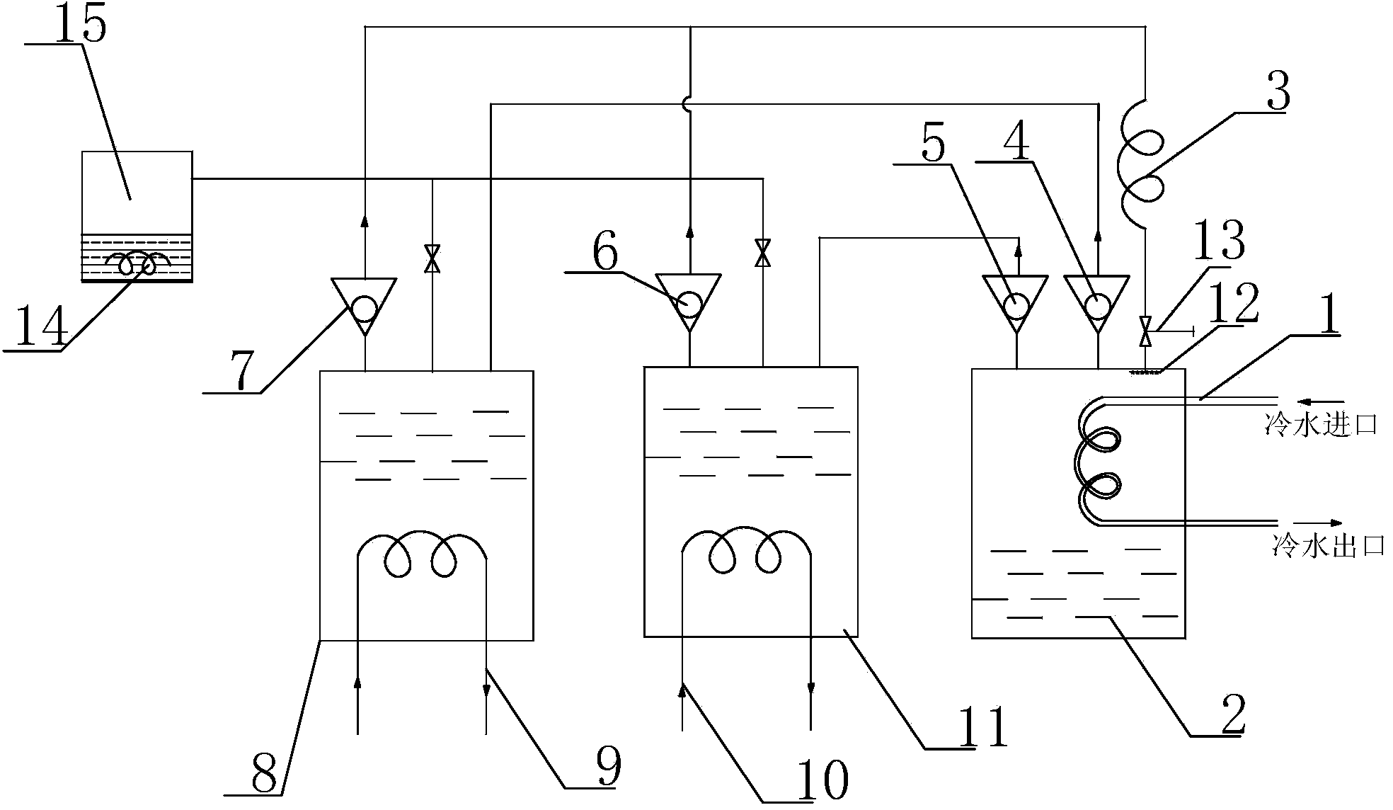 Lithium bromide solution absorption refrigeration device for gas phase adding interfacial agent