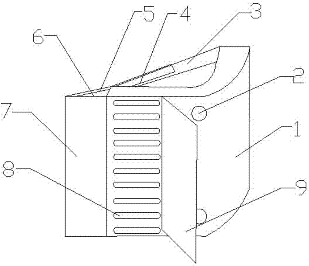 Novel wear-resistant scraper bucket