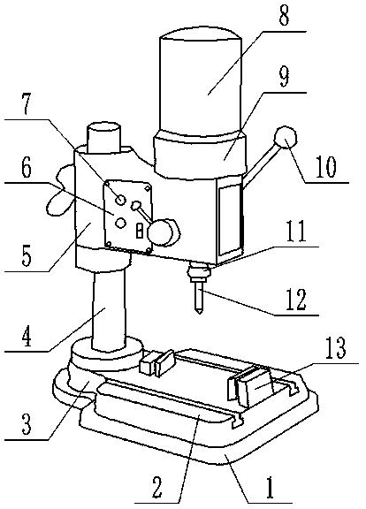 Thread machining device of valve upper cover machining line