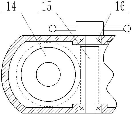 Thread machining device of valve upper cover machining line