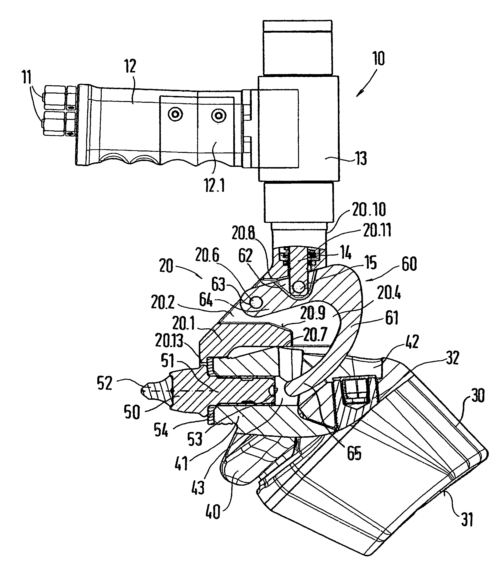 Tool for removing a chisel