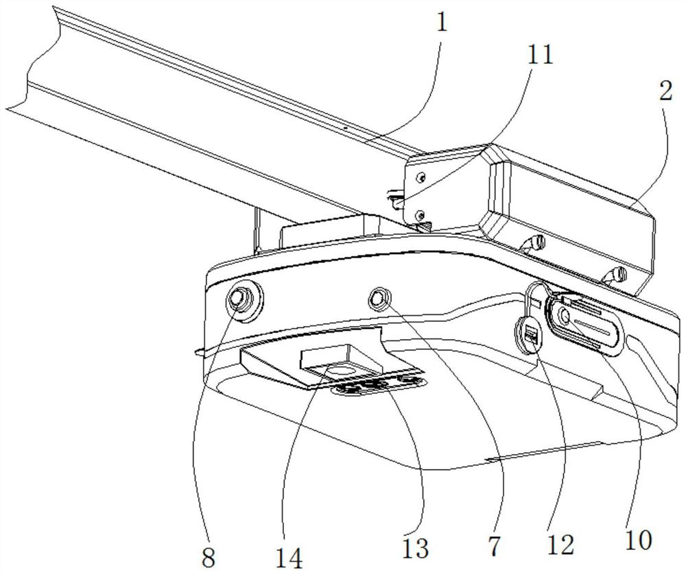 Rail-mounted visual robot system