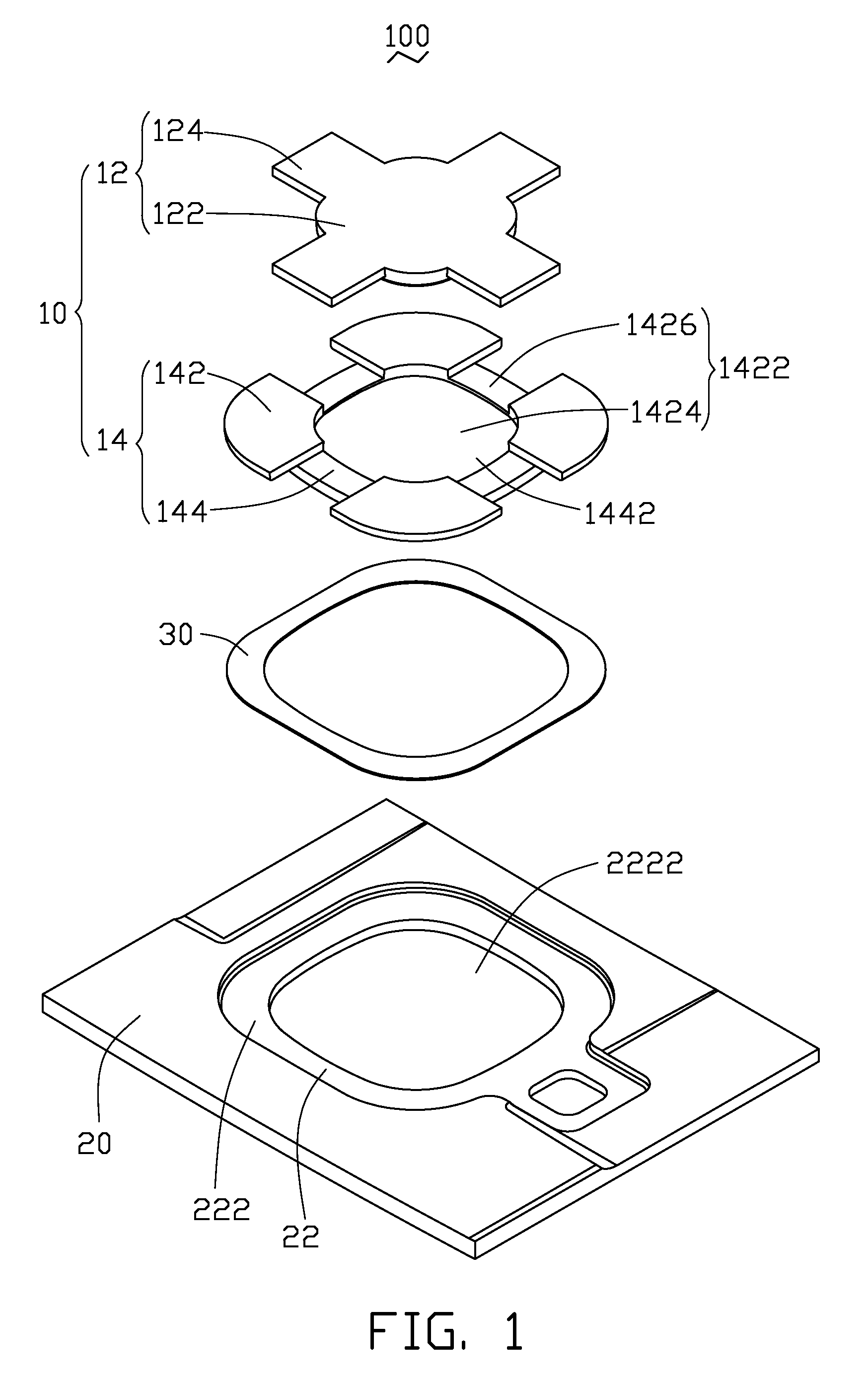 Dust protector for camera module and portable electronic device using the same