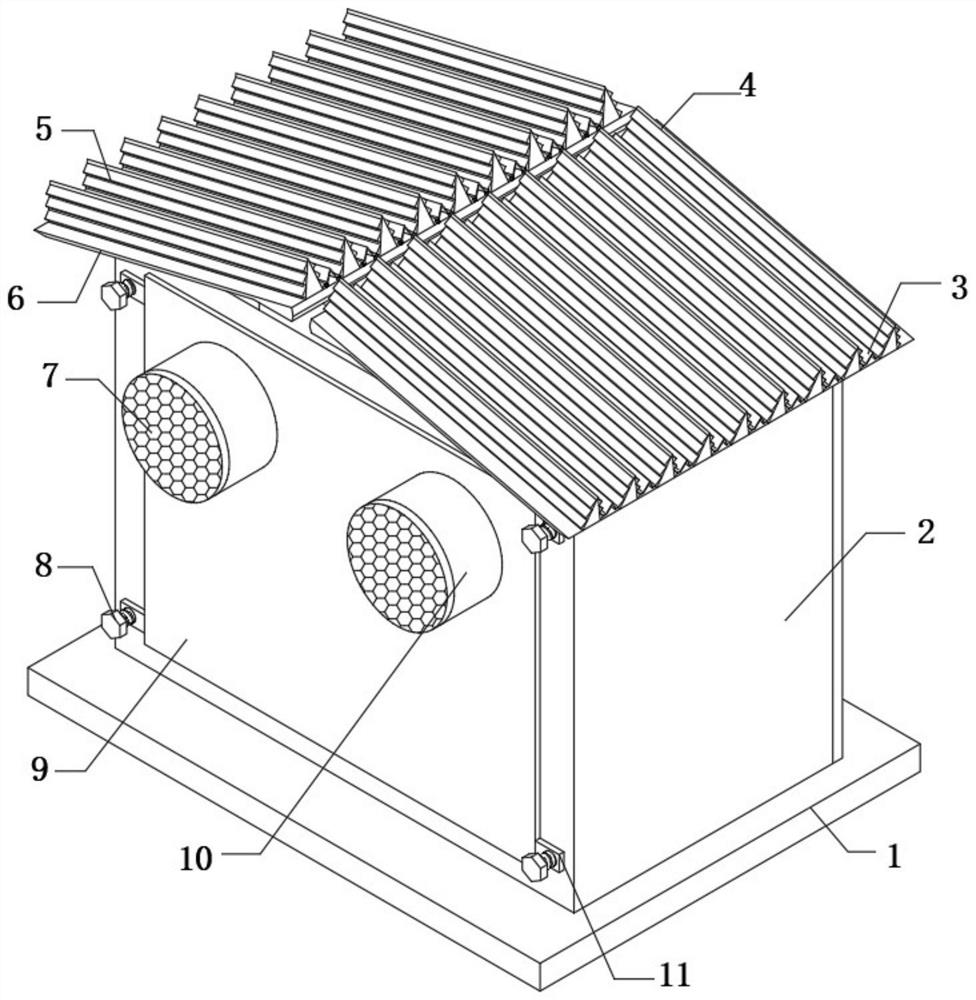 High-voltage electric power engineering power box with protection function