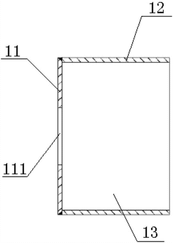 Embedded part for guiding metal pipe out of fair-faced concrete and construction method thereof