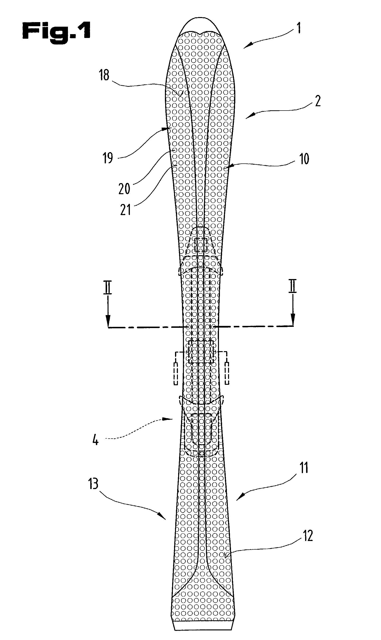 Board-type runner device and top layer and running surface lining for same