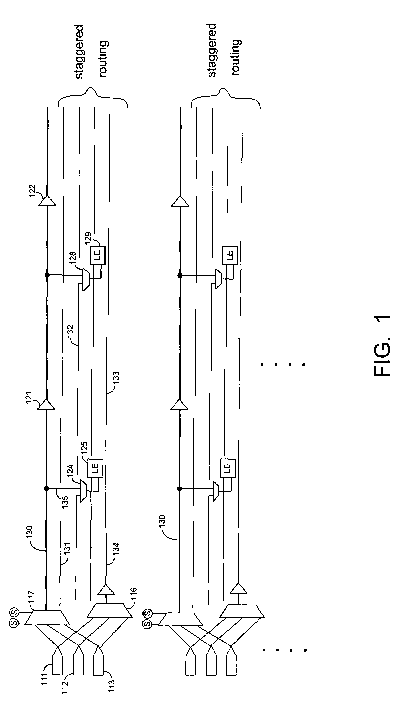 Programmable routing structures providing shorter timing delays for input/output signals